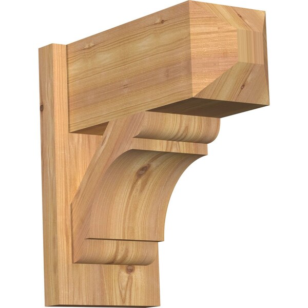 Ekena Millwork Olympic Craftsman Smooth Outlooker, Western Red Cedar, 7 1/2"W x 16"D x 16"H OUT08X16X16OLY04SWR - main